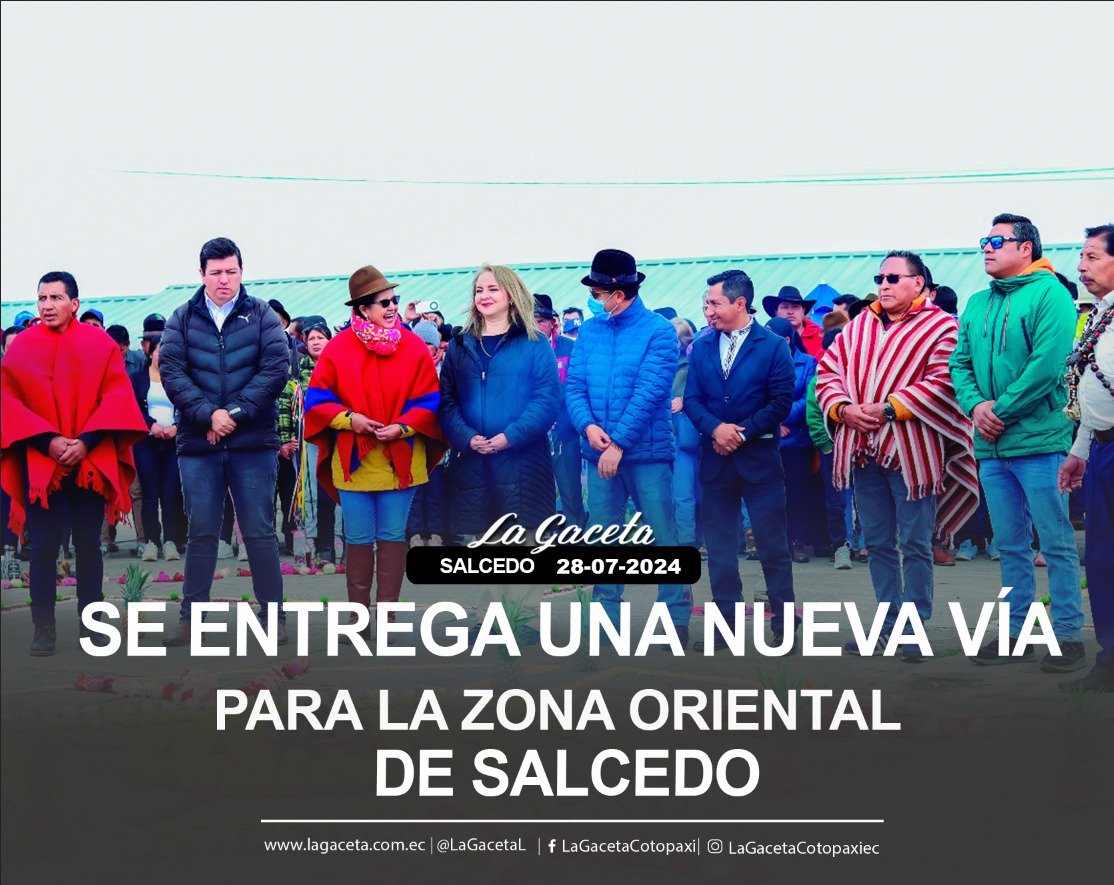 SE ENTREGA UNA NUEVA VÍA PARA LA ZONA ORIENTAL DE SALCEDO