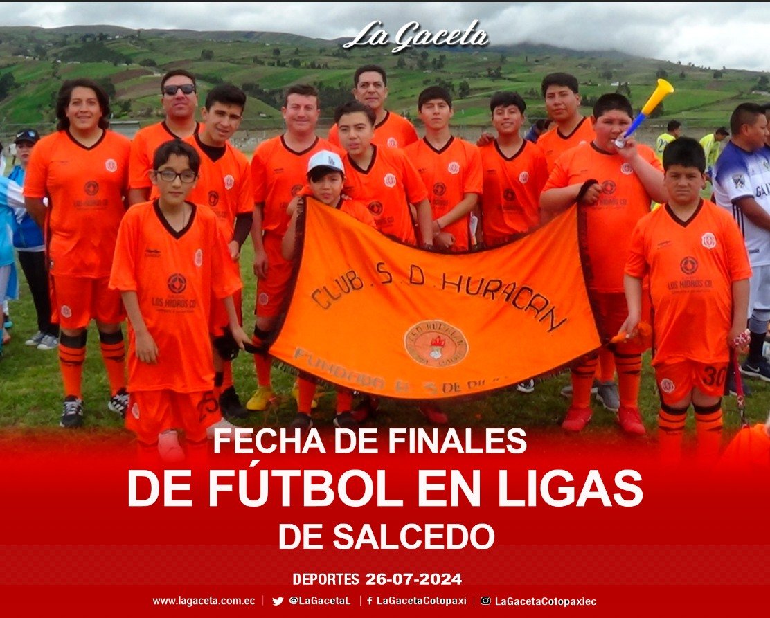 FECHAS DE FINALES DE FÚTBOL EN LIGAS DE SALCEDO