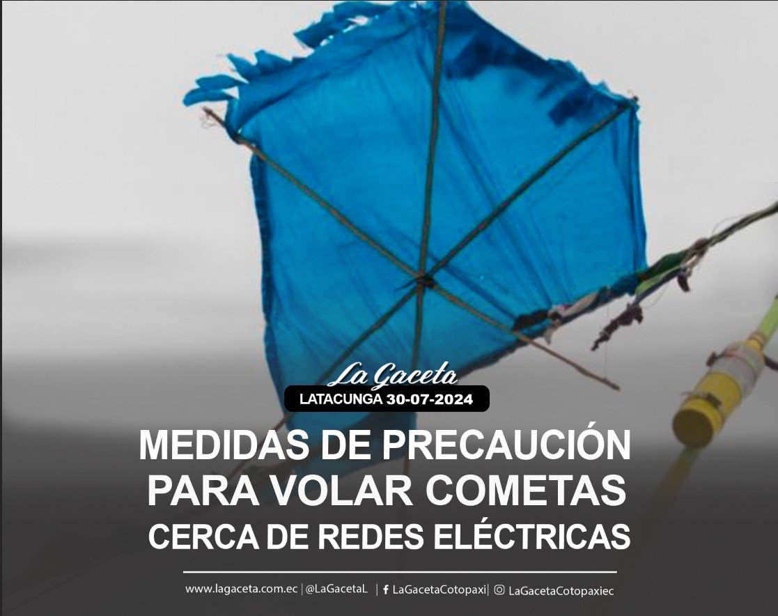 MEDIDAS DE PRECACUIÓN PARA VOLAR COMETAS CERCA DE REDES ELÉCTRICAS