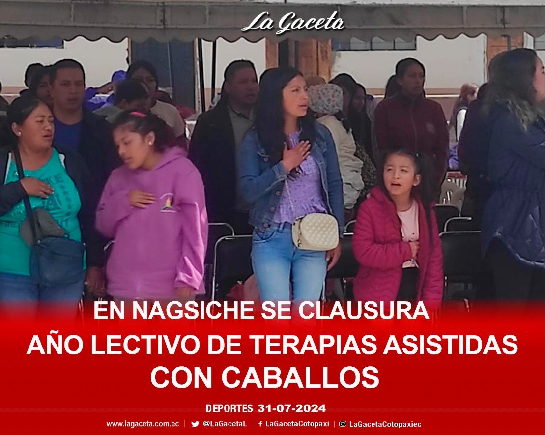 EN NAGSICHE SE CLAUSURA AÑO LECTVIO DE TERAPIAS ASISTIDAS CON CABALLOS