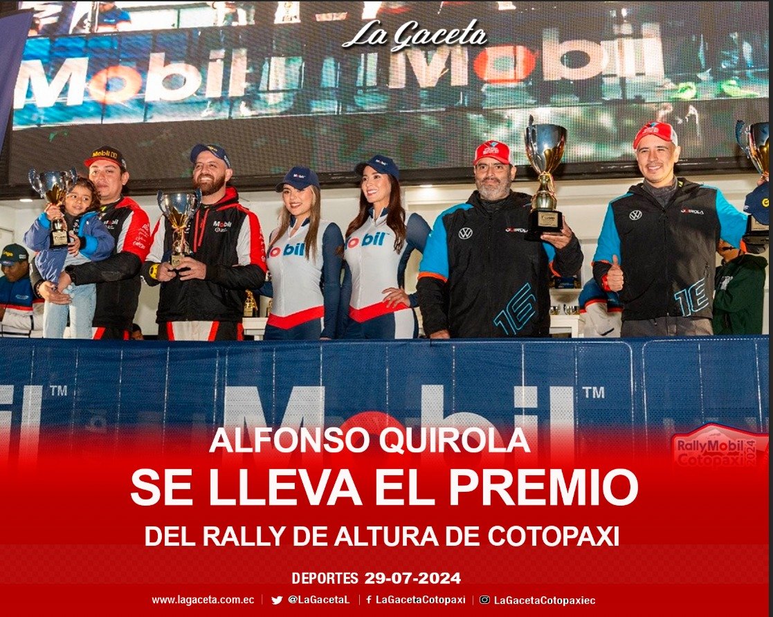 ALFONSO QUIROLA SE LLEVA EL PREMIO DE RALLY DE ALTURA DE COTOPAXI