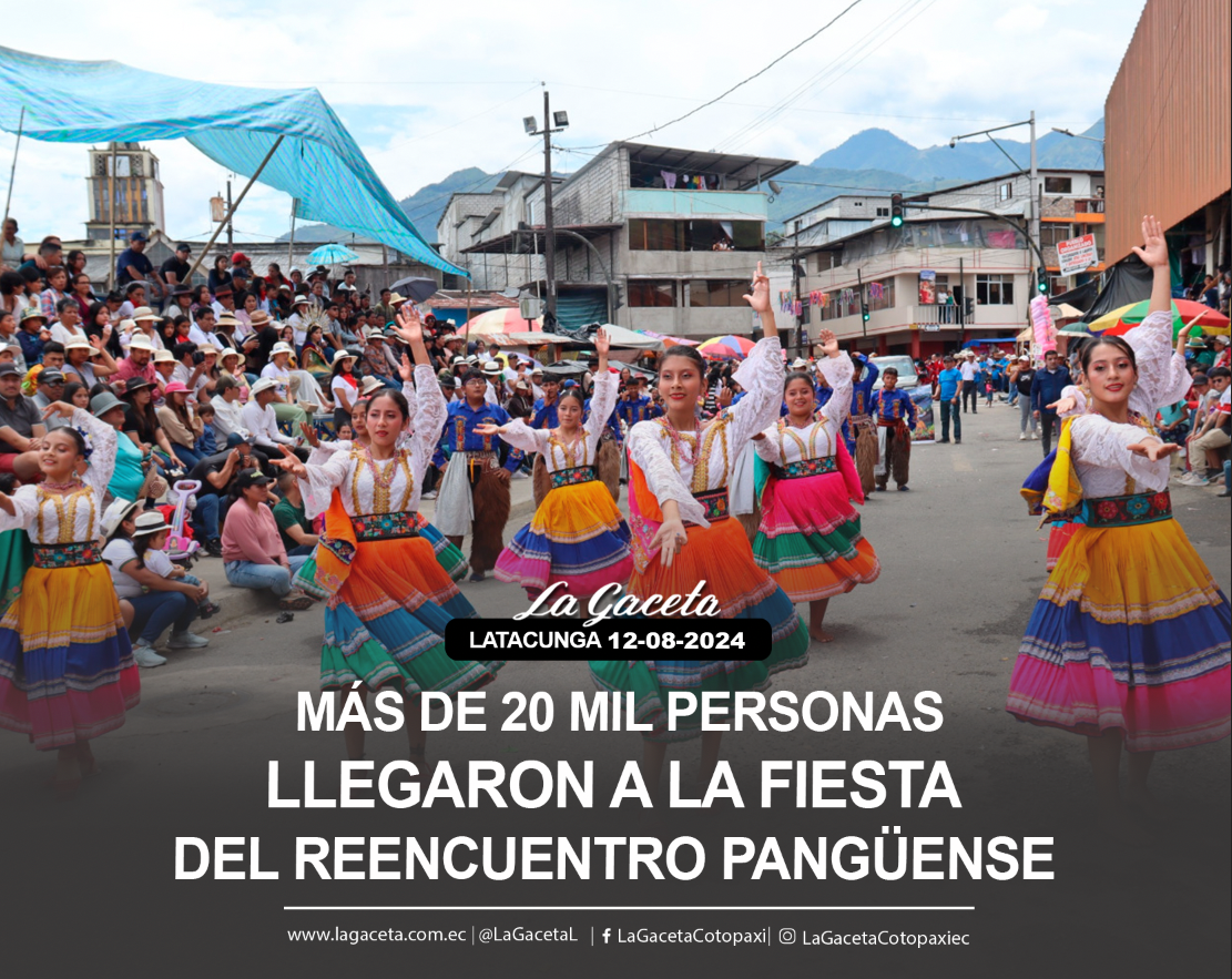 Más de 20 mil personas llegaron a Fiesta del Reencuentro Pangüense 