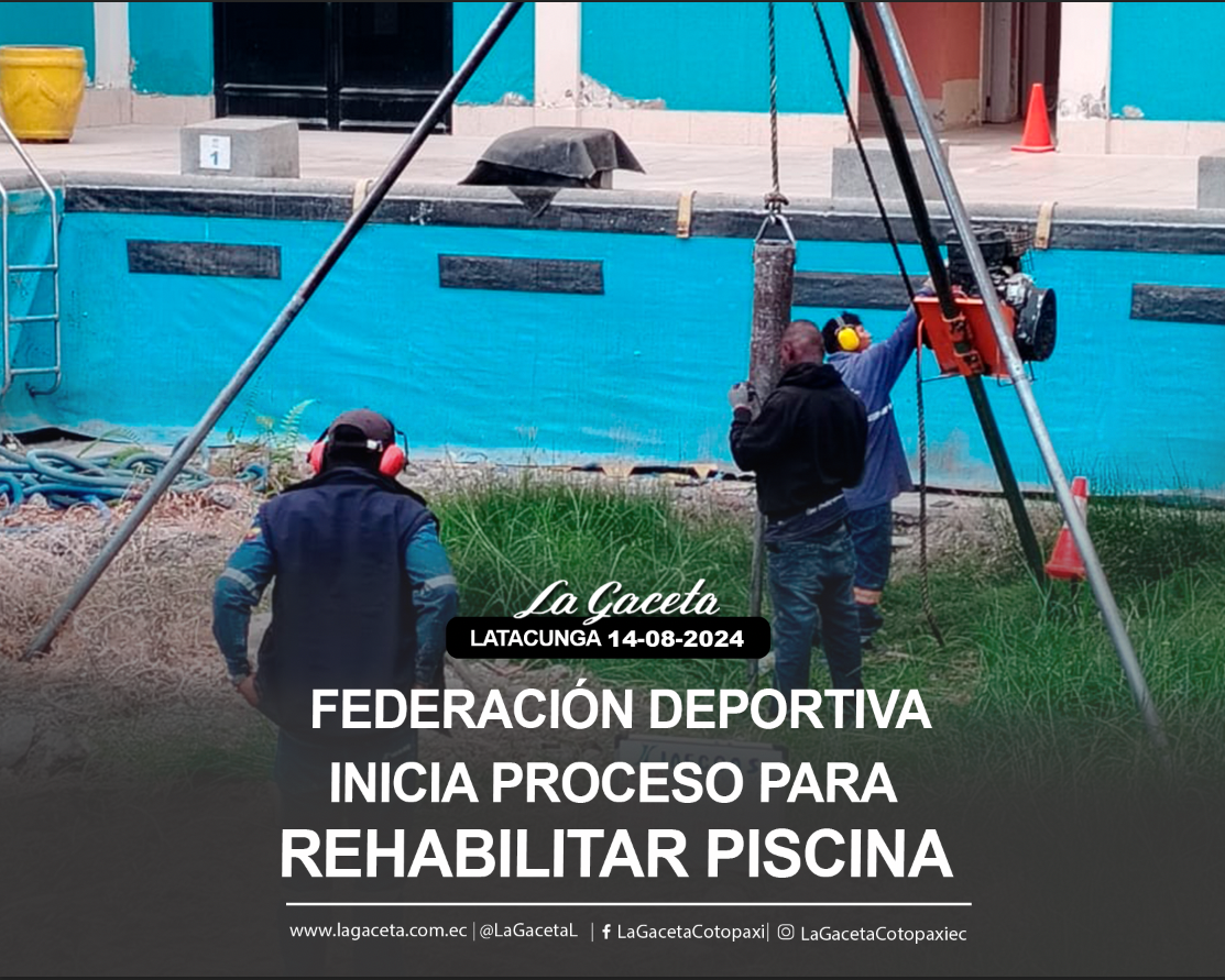 Federación Deportiva inicia proceso para rehabilitar  piscina