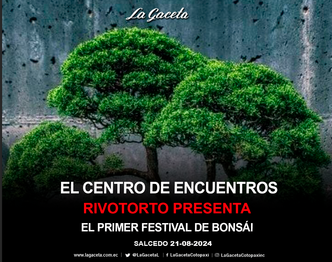 El Centro de Encuentros Rivotorto presenta el Primer festival de Bonsái