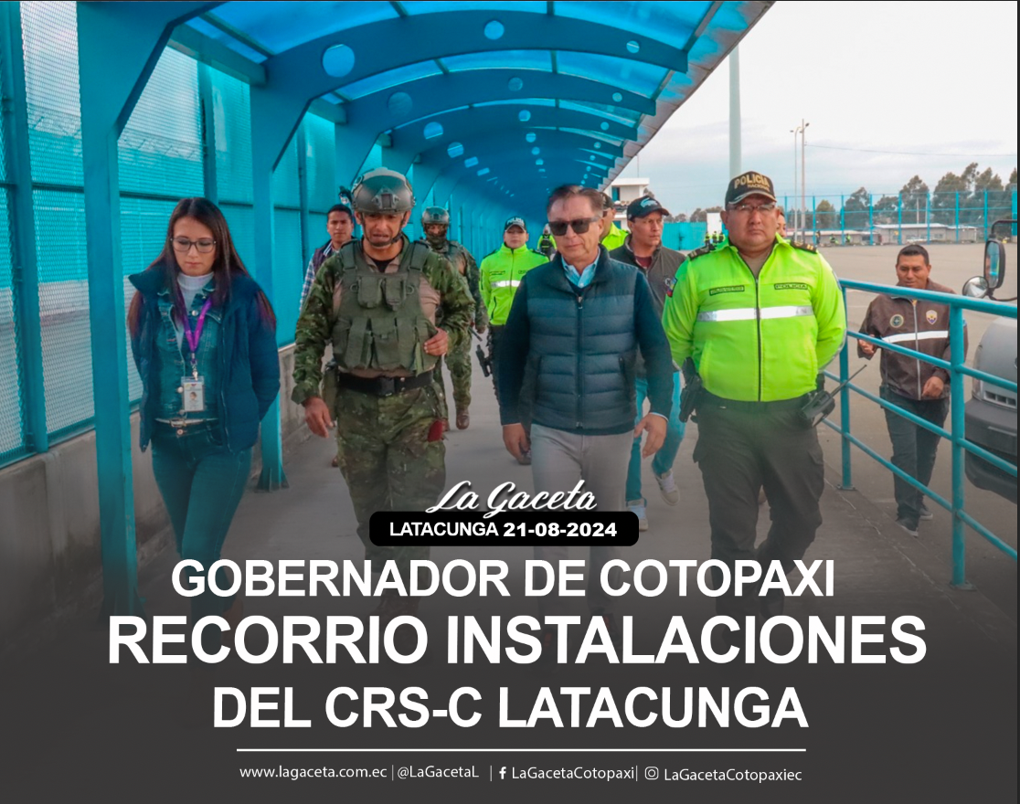 Gobernador realizó recorrido por el CRS-C verificando el estado del centro carcelario