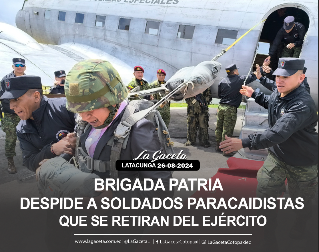 Brigada Patria despide a soldados paracaidistas que se retiran del Ejército