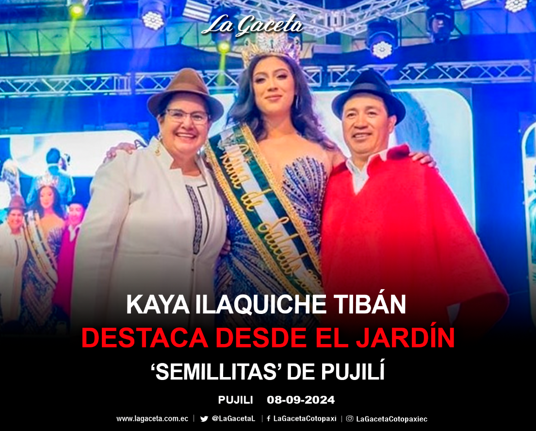 Kaya Ilaquiche Tibán, destaca desde el jardín ‘Semillitas’ de Pujilí