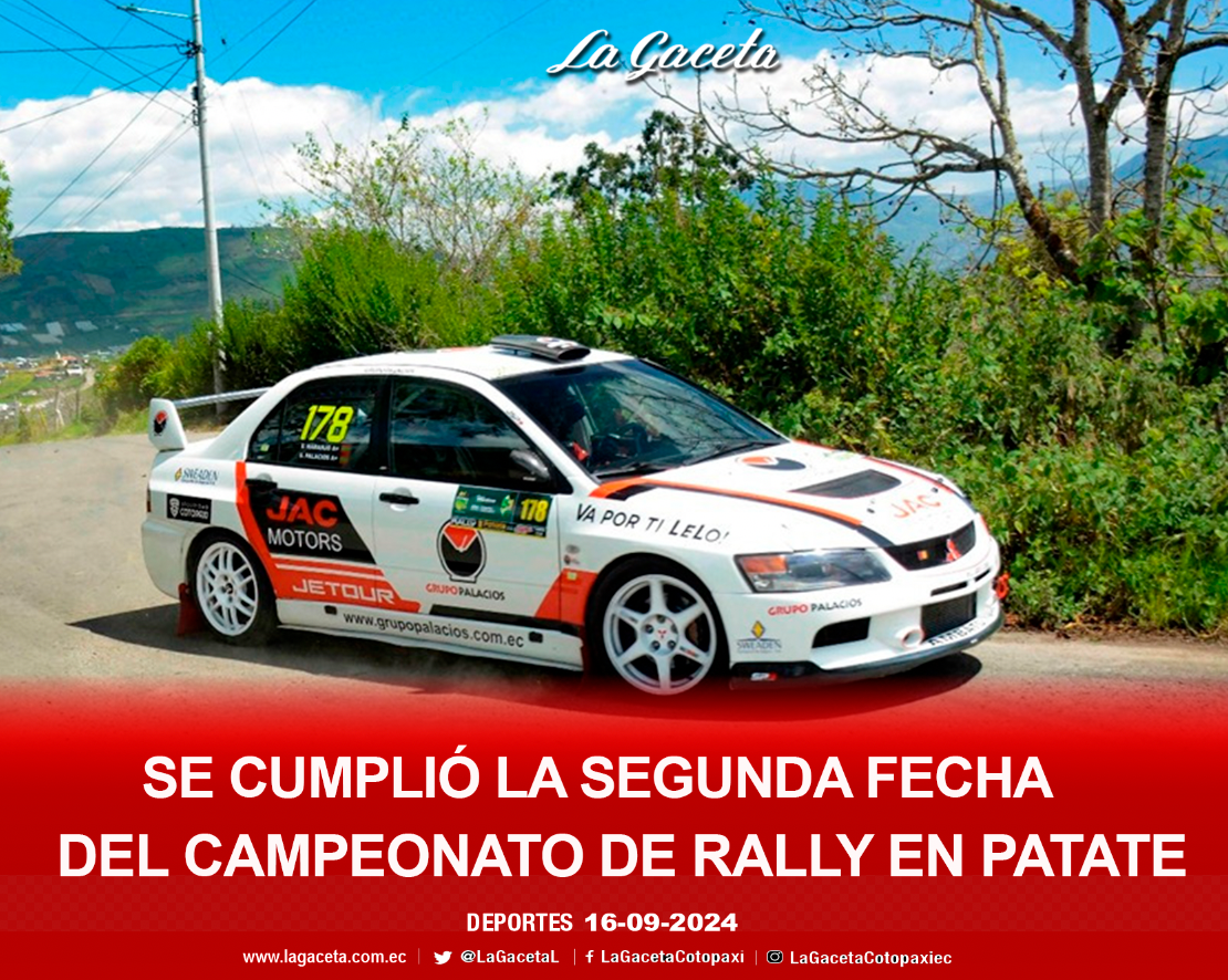 Se cumplió la segunda fecha del Campeonato de Rally en Patate