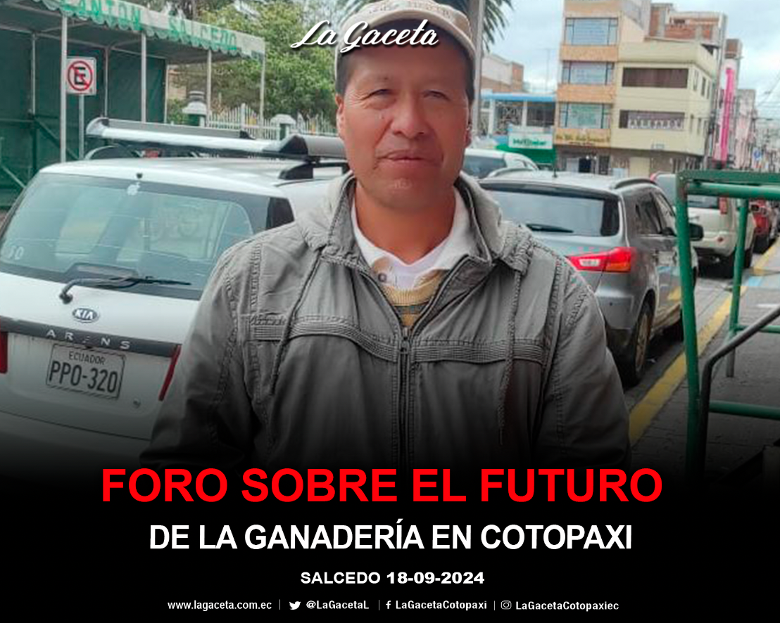 Foro sobre el futuro de la ganadería en Cotopaxi