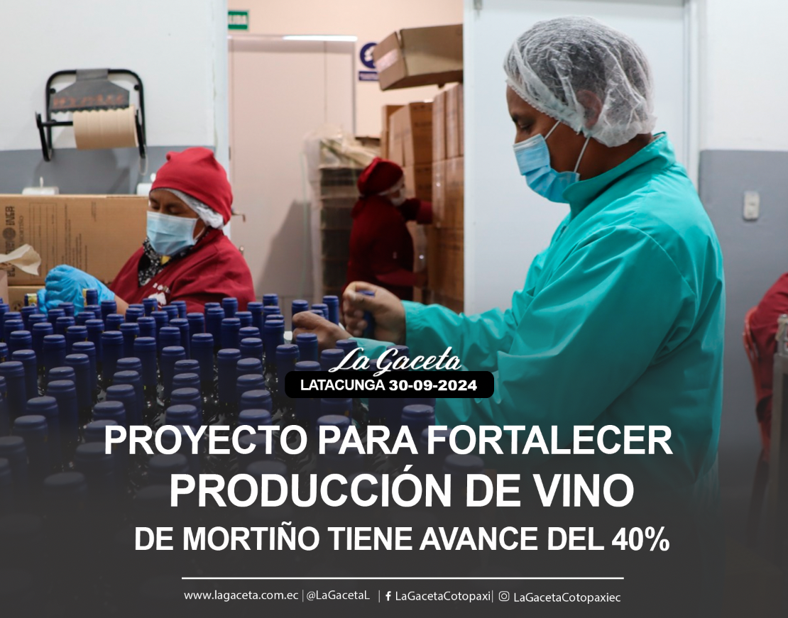 Proyecto para fortalecer producción de Vino de Mortiño