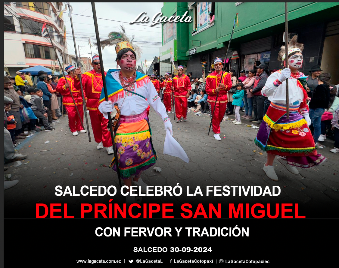 Salcedo celebró la festividad del Príncipe San Miguel con fervor y tradición