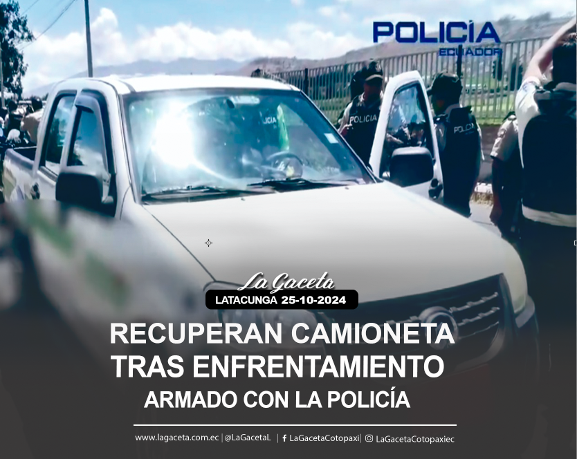 Recuperan camioneta tras enfrentamiento armado con la Policía