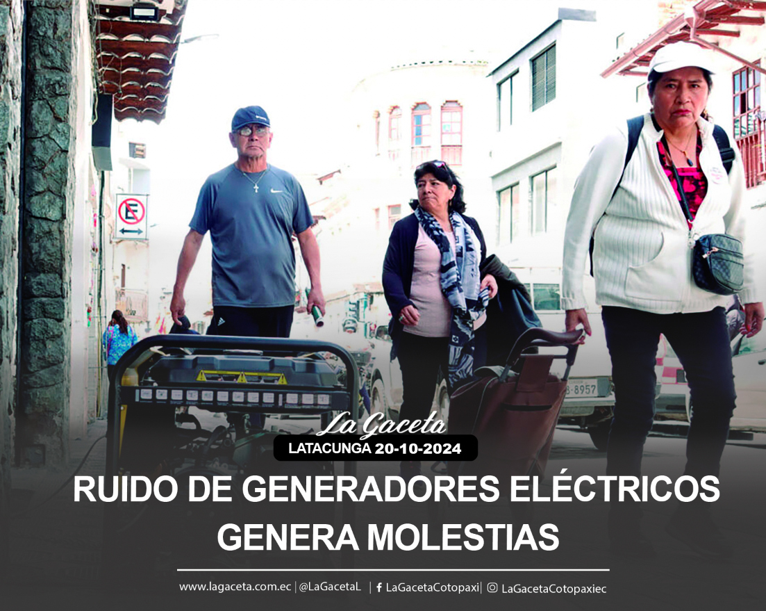 Ruido de generadores eléctricos genera molestia