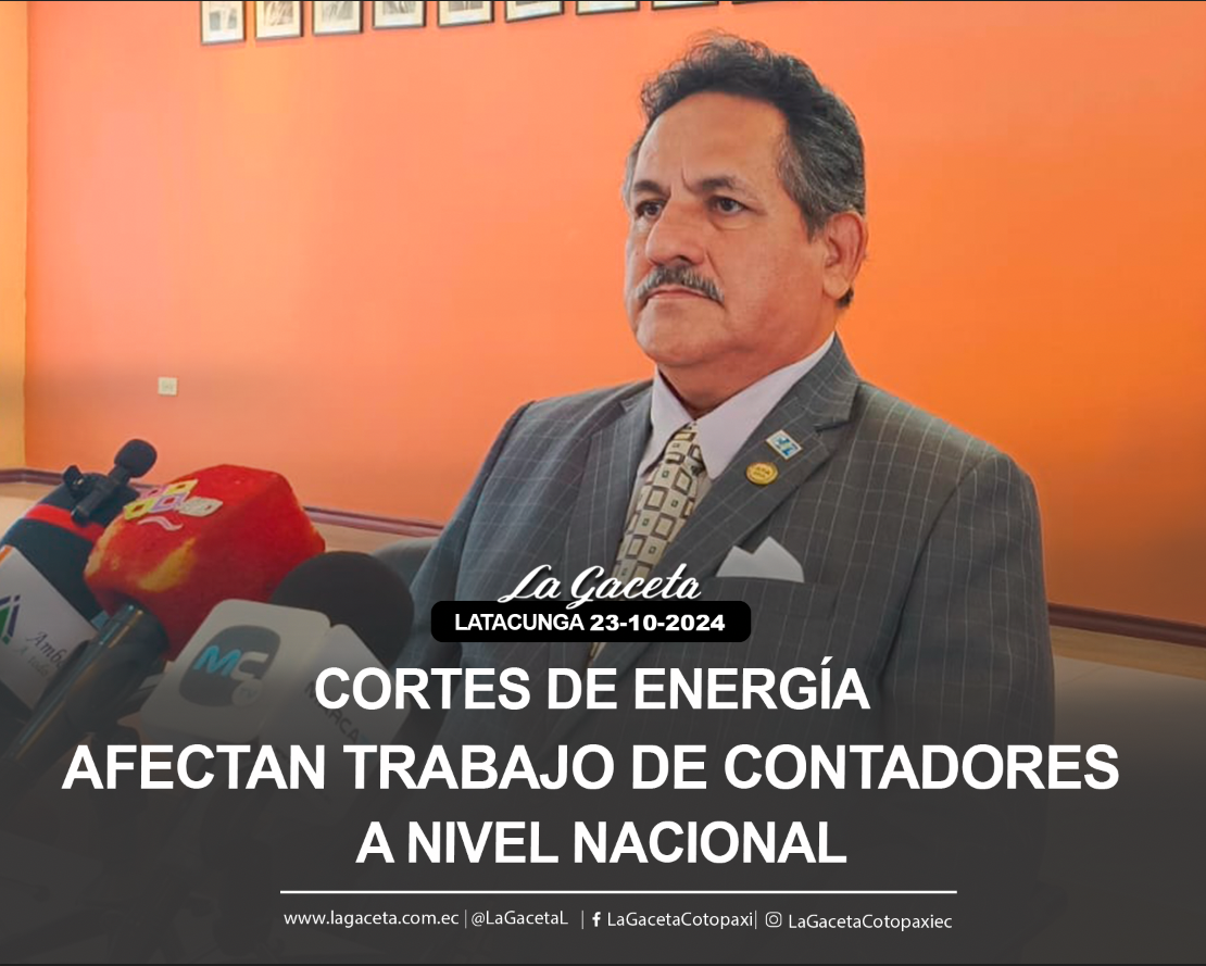 Cortes de energía afectan trabajo de contadores a nivel nacional