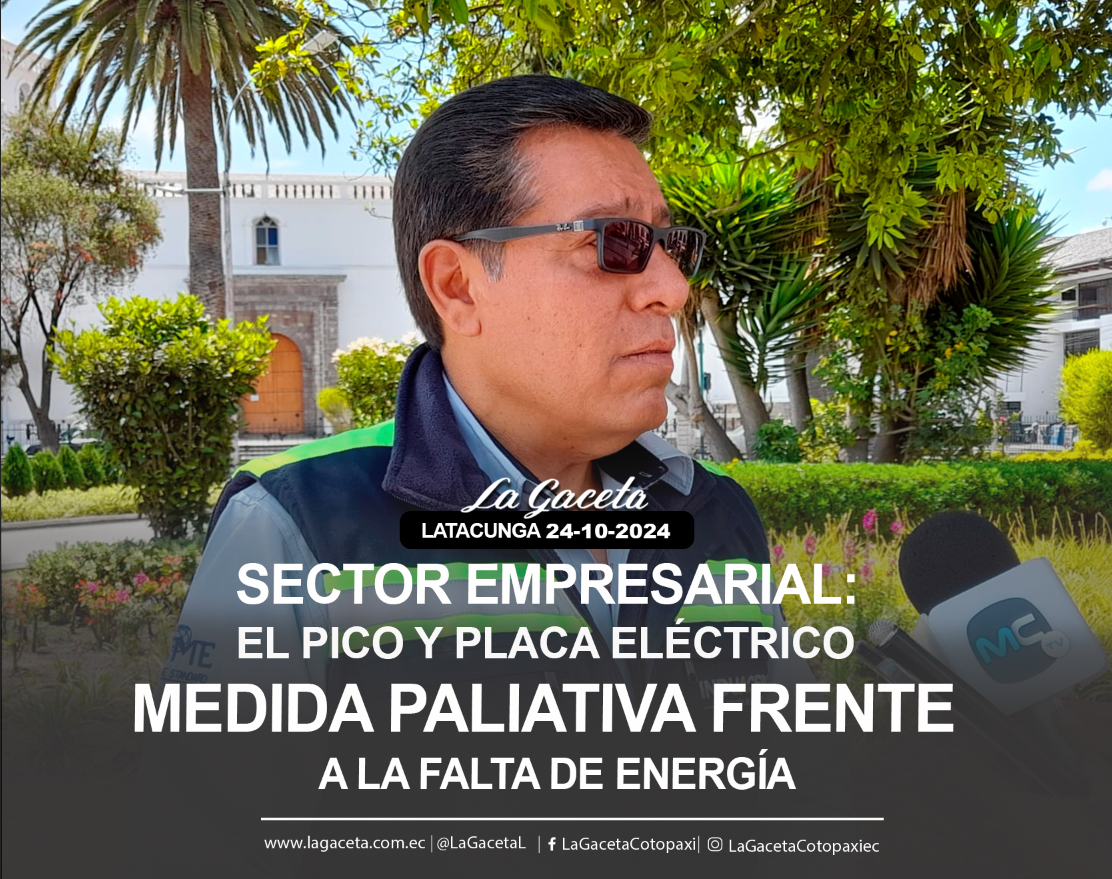 Sector empresarial: El pico y placa eléctrico medida paliativa a la falta de energía