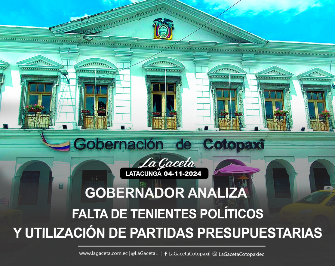 Gobernador analiza falta de Tenientes Políticos y utilización de partidas presupuestarias