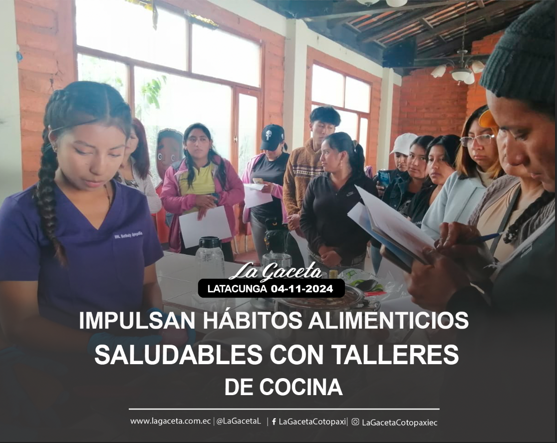 Impulsan hábitos Alimenticios saludables con talleres de cocina