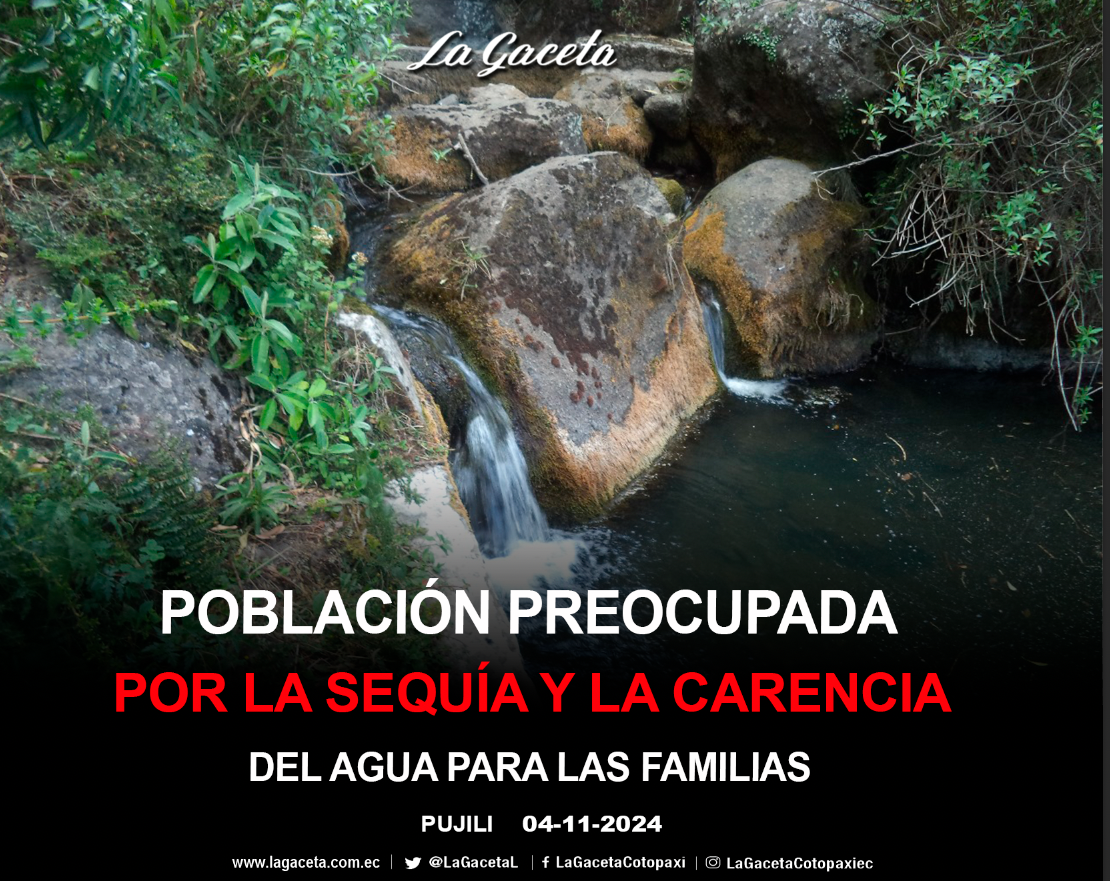 Población preocupada por la sequía y la carencia del agua para las familias