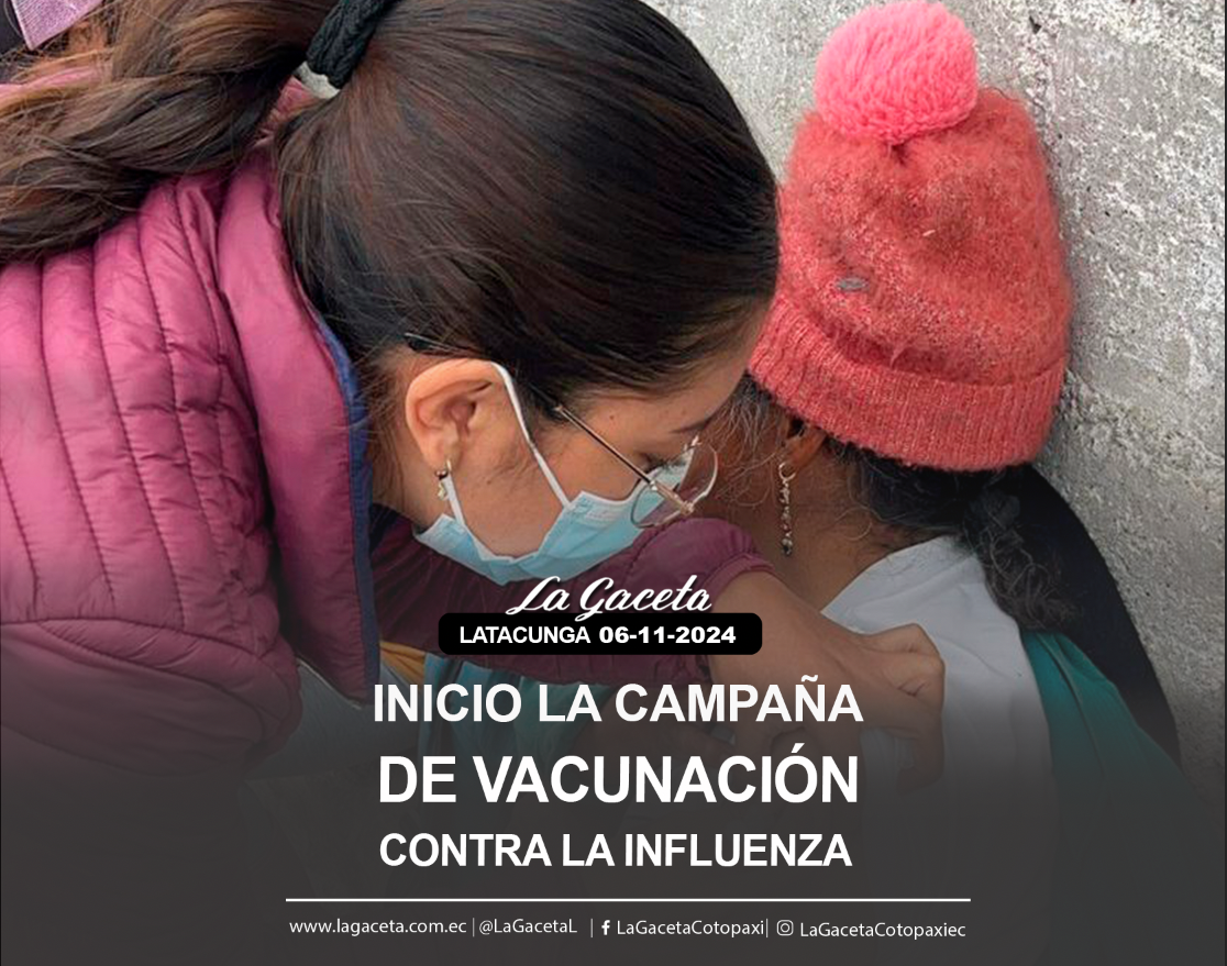 Inicio la campaña de vacunación contra la influenza