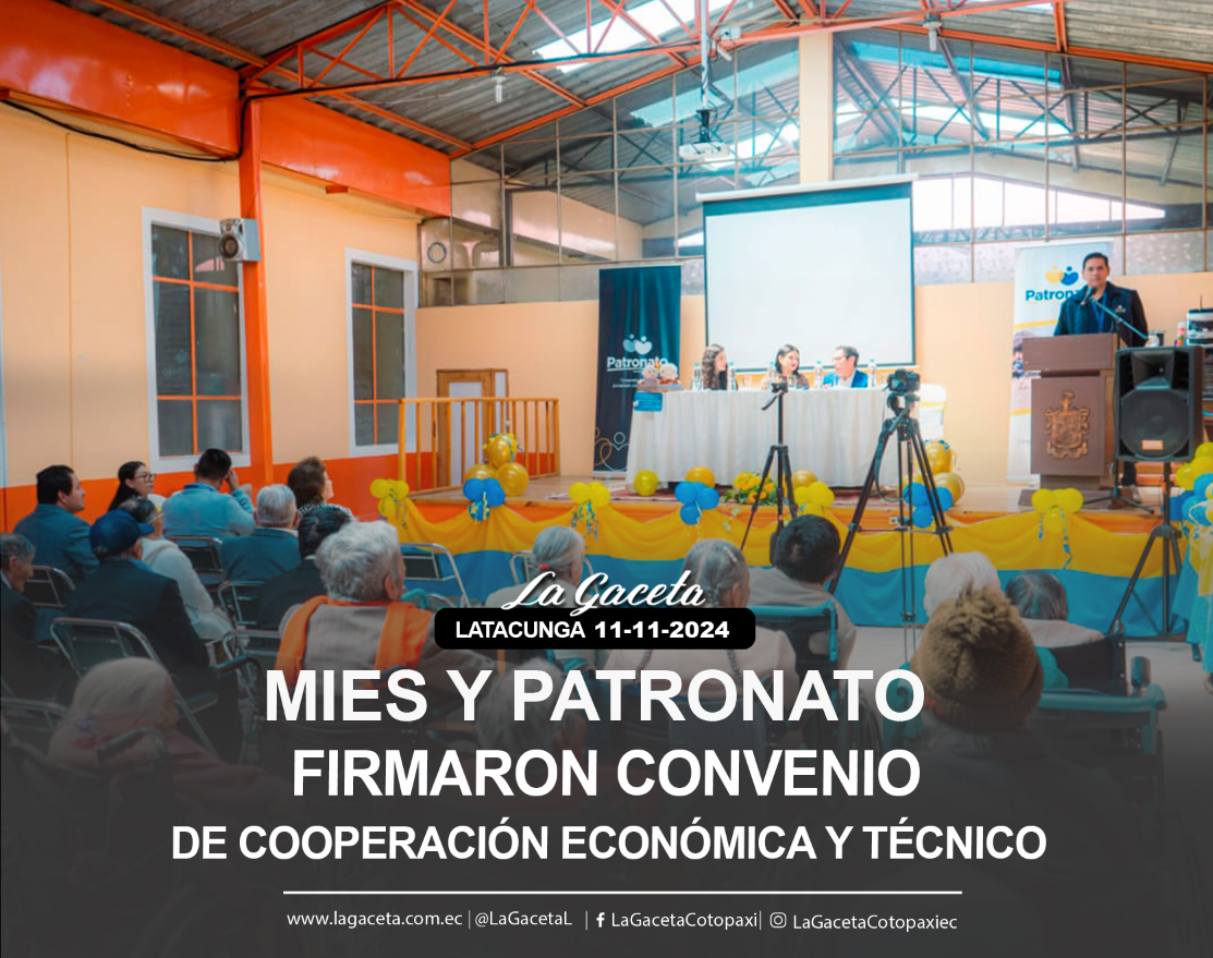 MIES y Patronato firmaron convenio de cooperación económica y técnico