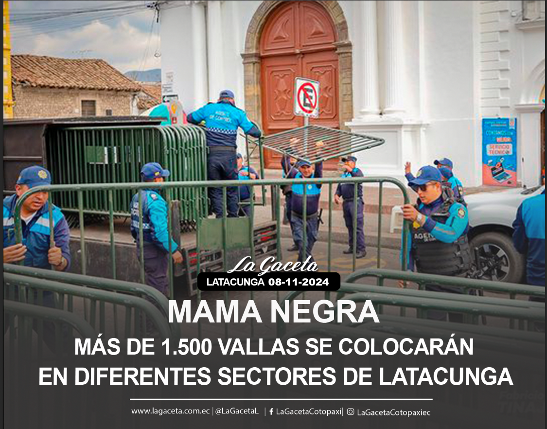 Más de 1.500 vallas se colocarán en diferentes sectores de Latacunga