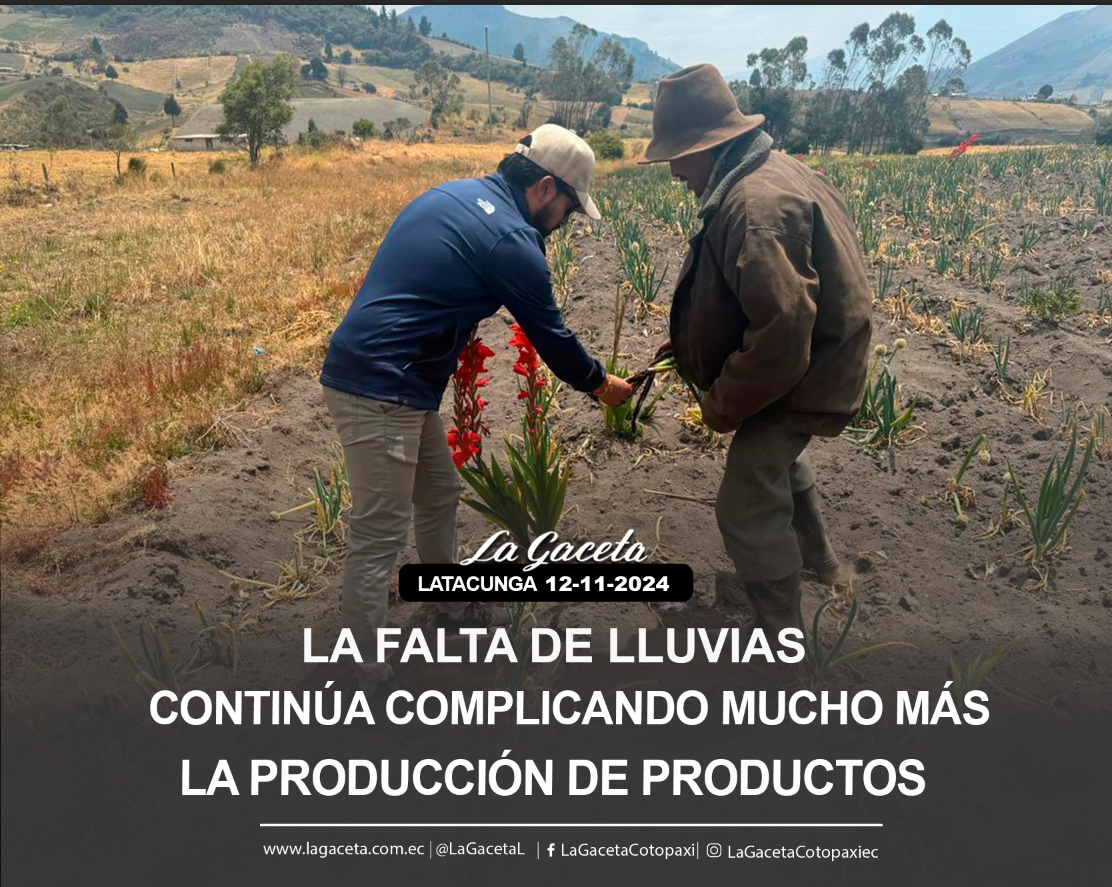 La falta de lluvias continúa complicando mucho más, la producción de productos de primera necesidad