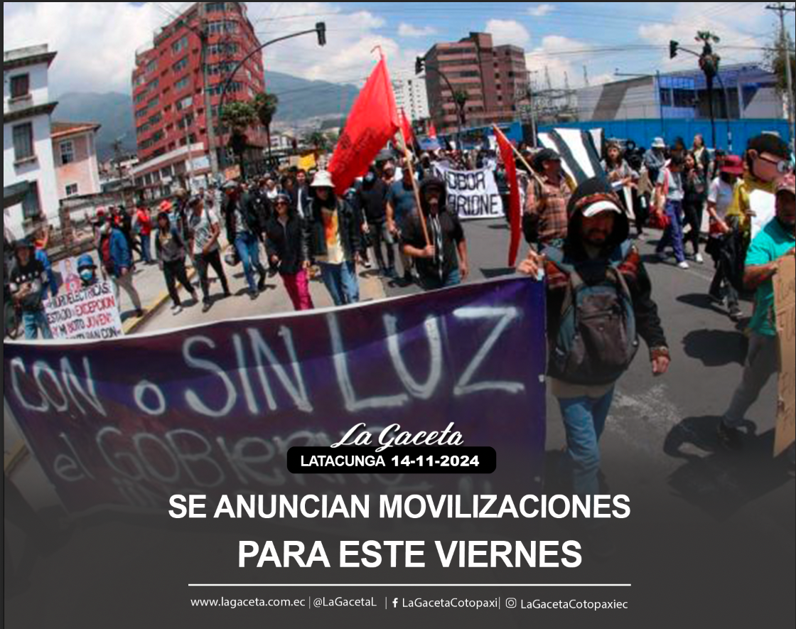 Se anuncian movilizaciones para este viernes 