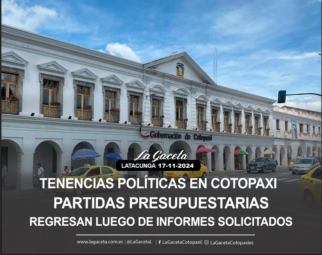 Tenencias Políticas en Cotopaxi 