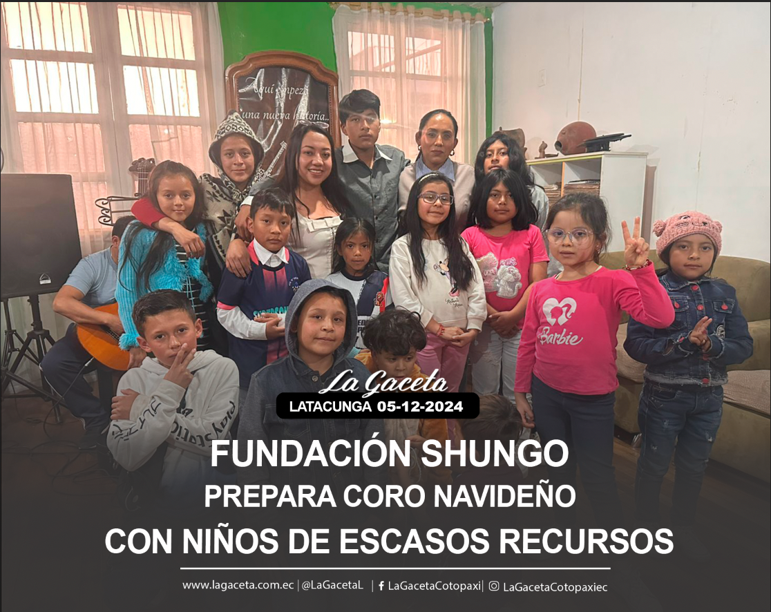 Fundación Shungo prepara coro navideño con niños de escasos recursos