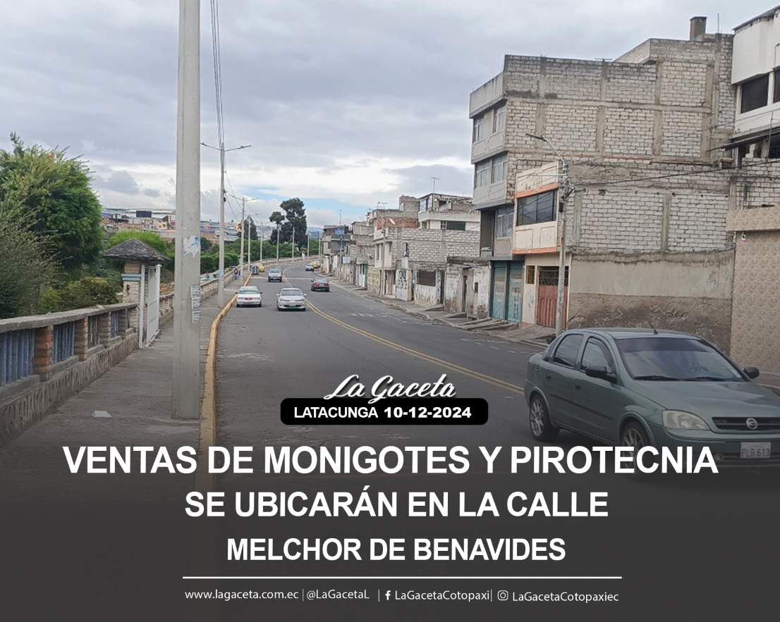 Ventas de monigotes y pirotecnia se ubicarán en la calle Melchor de Benavides