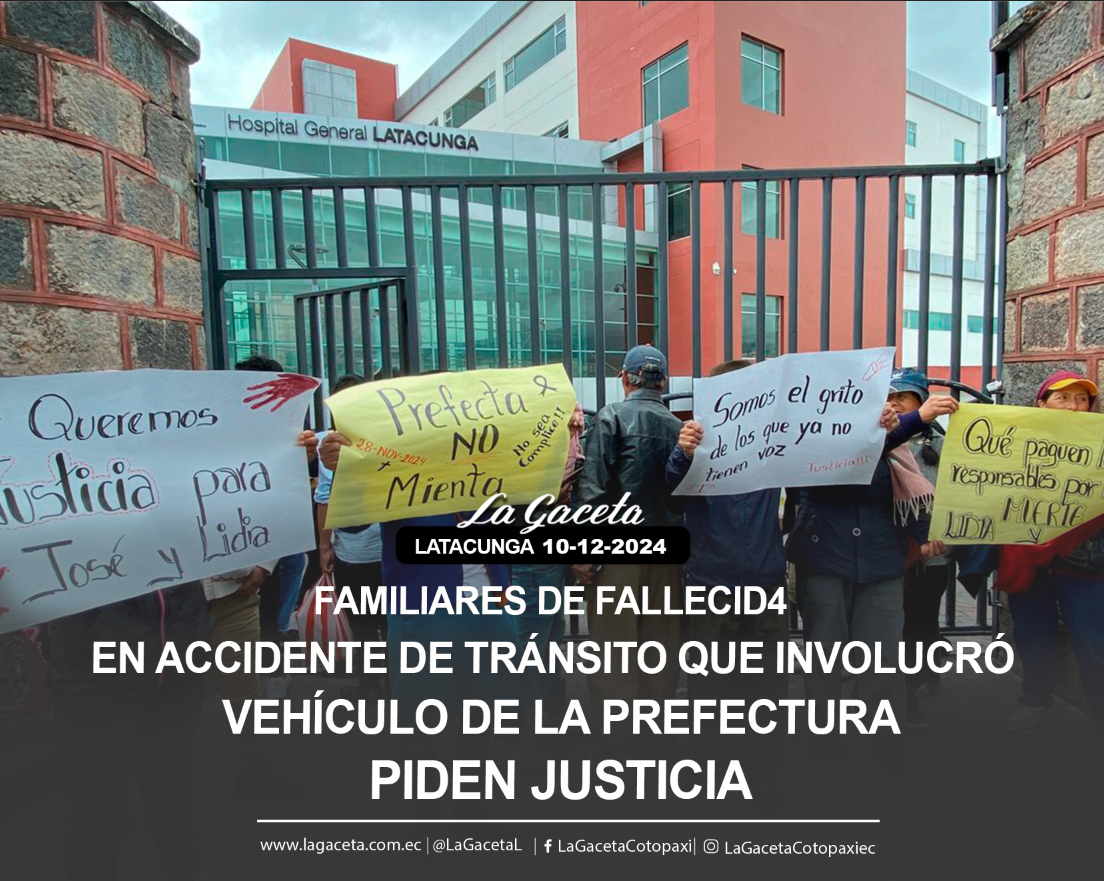 Familiares de fallecida en accidente que involucró vehículo de Prefectura piden justicia