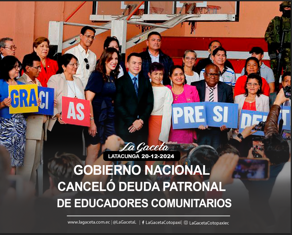 Gobierno Nacional canceló deuda patronal de educadores comunitarios 