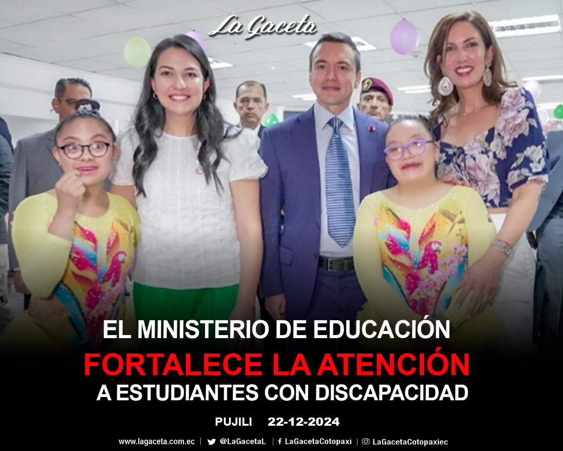 El ministerio de Educación fortalece la atención a estudiantes con discapacidad