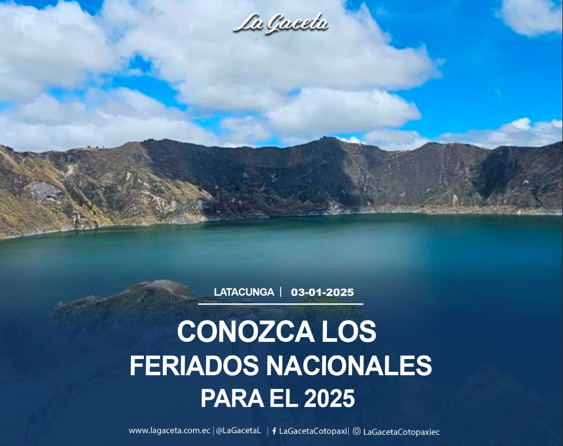 Conozca los feriados Nacionales para el 2025