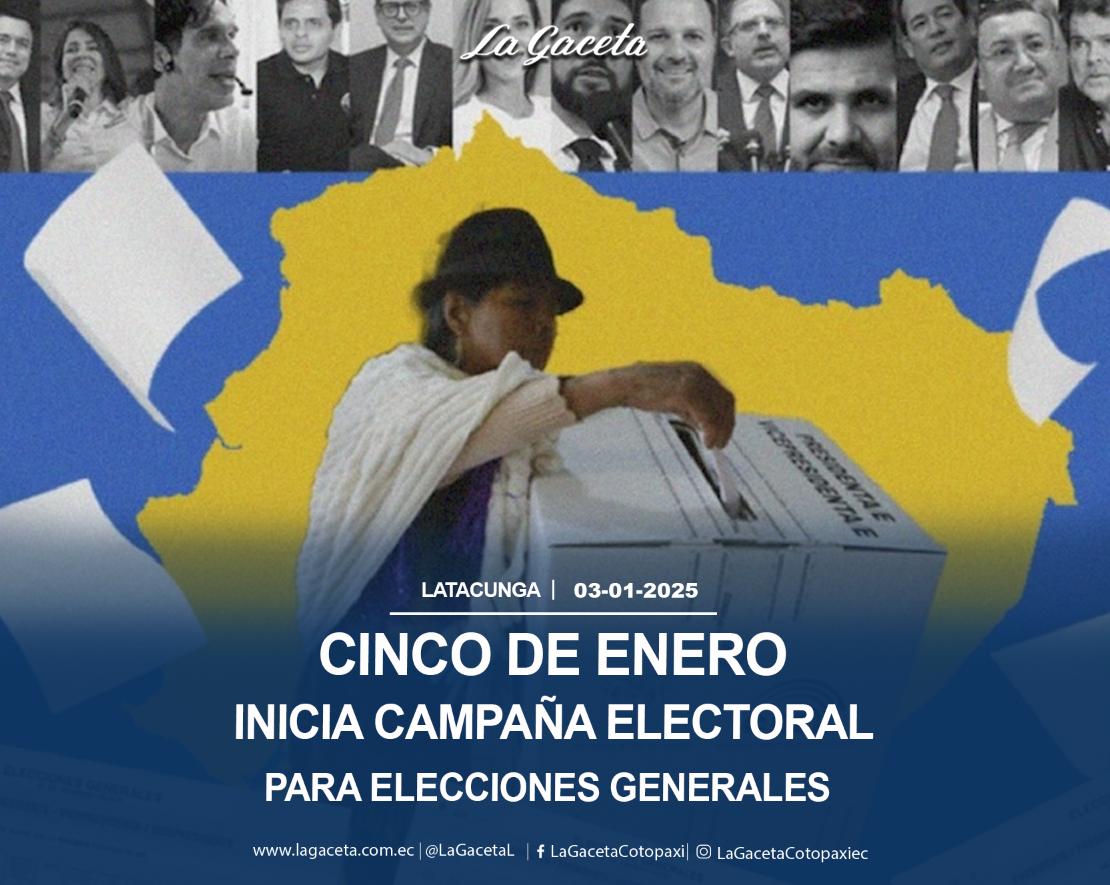 5 de enero inicia campaña electoral para las elecciones generales