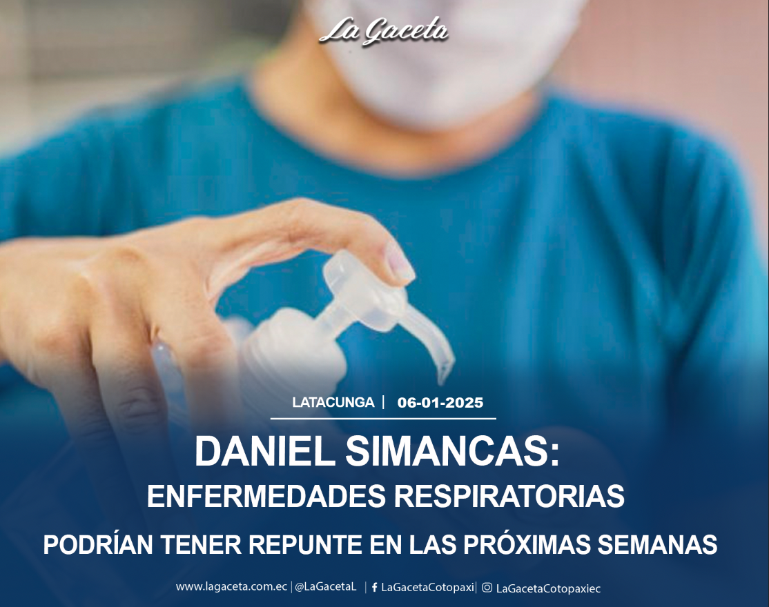 Daniel Simancas: Enfermedades respiratorias podrían tener repunte en las próximas semanas