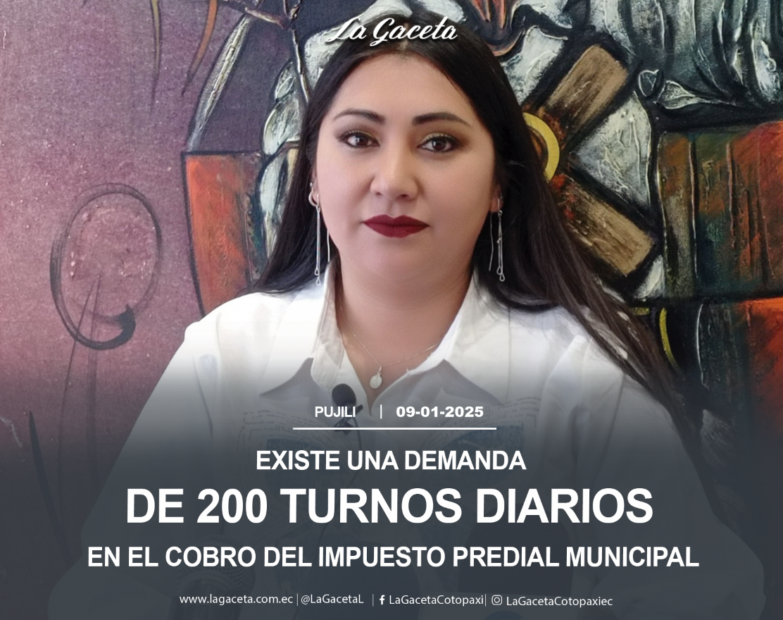 Existe una demanda de 200 turnos diarios en el cobro del impuesto predial municipal