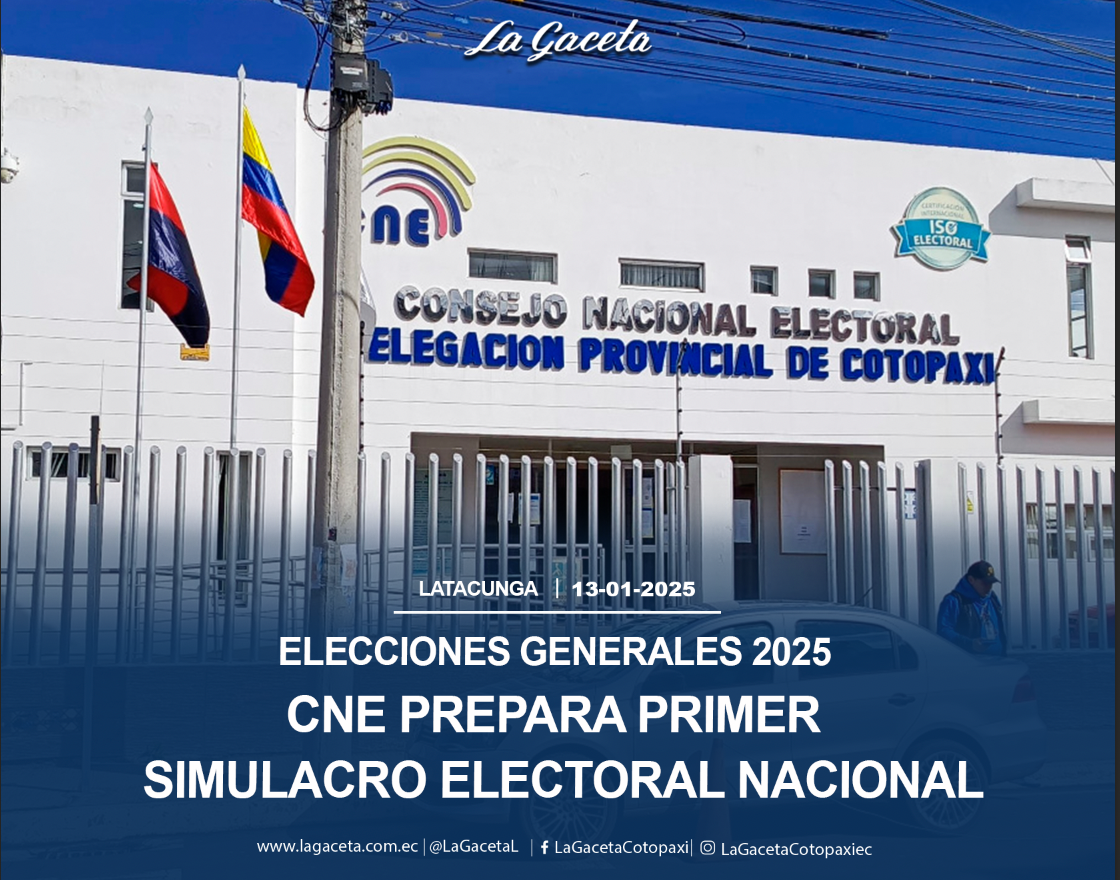 CNE prepara primer simulacro electoral nacional  