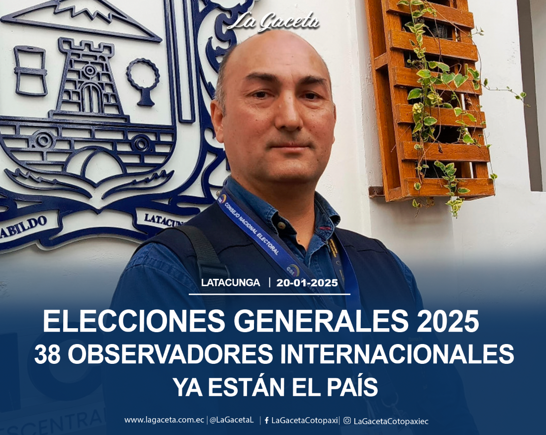 38 observadores internacionales ya están en el país