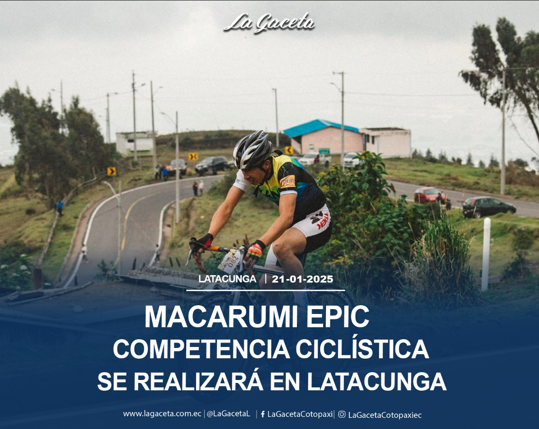 Competencia ciclística cronometrada se realizará en Latacunga 