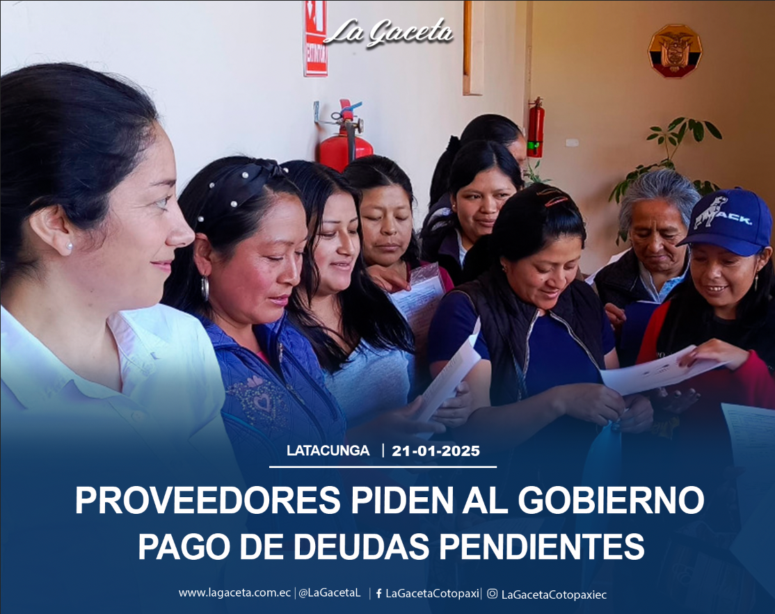 Proveedores piden al gobierno el pago de deudas pendientes