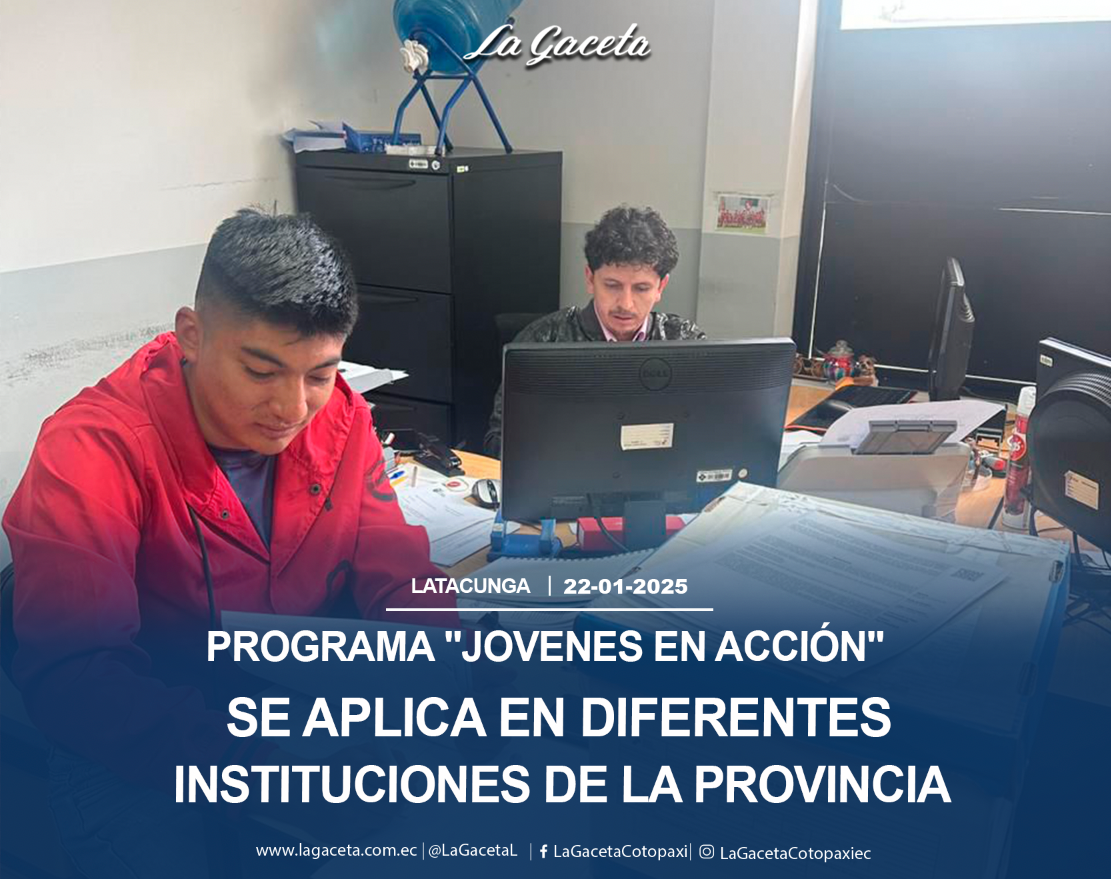 Programa “Jóvenes en Acción” se aplica en diferentes instituciones de la provincia 