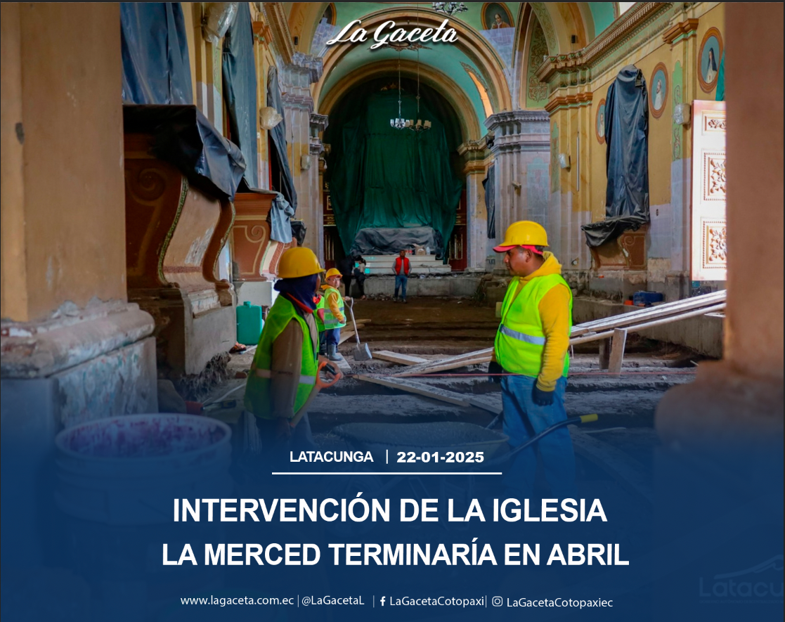 Intervención de la  iglesia de La Merced terminaría en abril