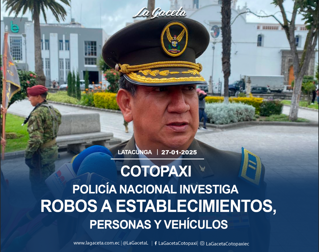 Policía Nacional investiga robos a establecimientos, personas y vehículos 