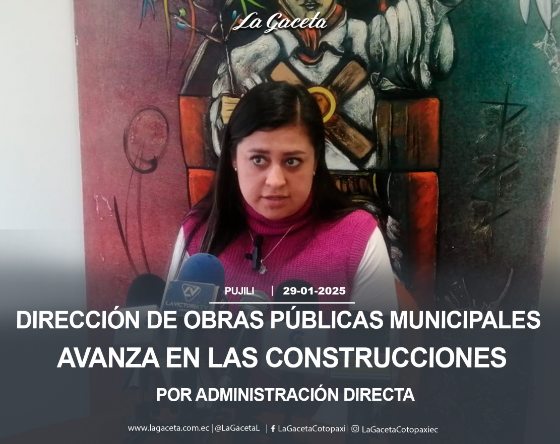 Dirección de obras públicas municipales avanza en las construcciones, por administración directa