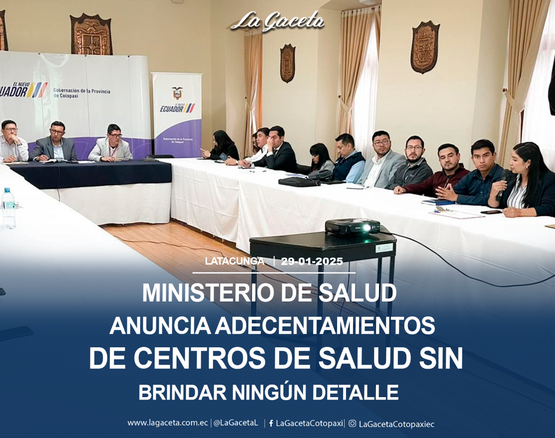 Ministerio de Salud Anuncia adecentamientos de centros de salud sin brindar ningún detalle