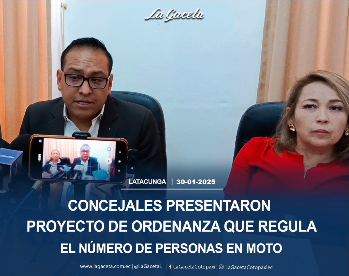 Concejales presentaron Proyecto de Ordenanza que regula el número de personas en moto