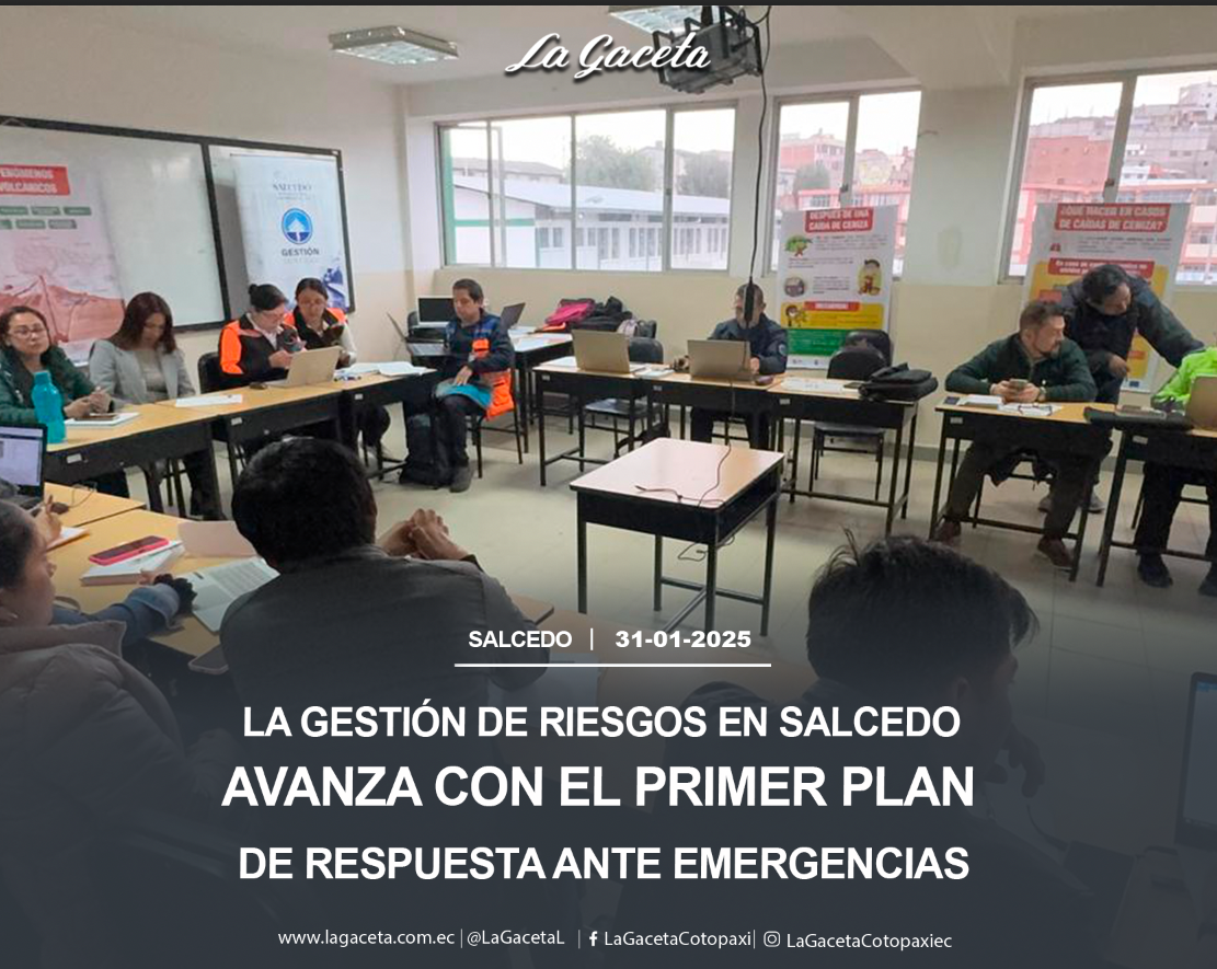 La gestión de riesgos en Salcedo avanza con el primer plan de respuesta ante emergencias