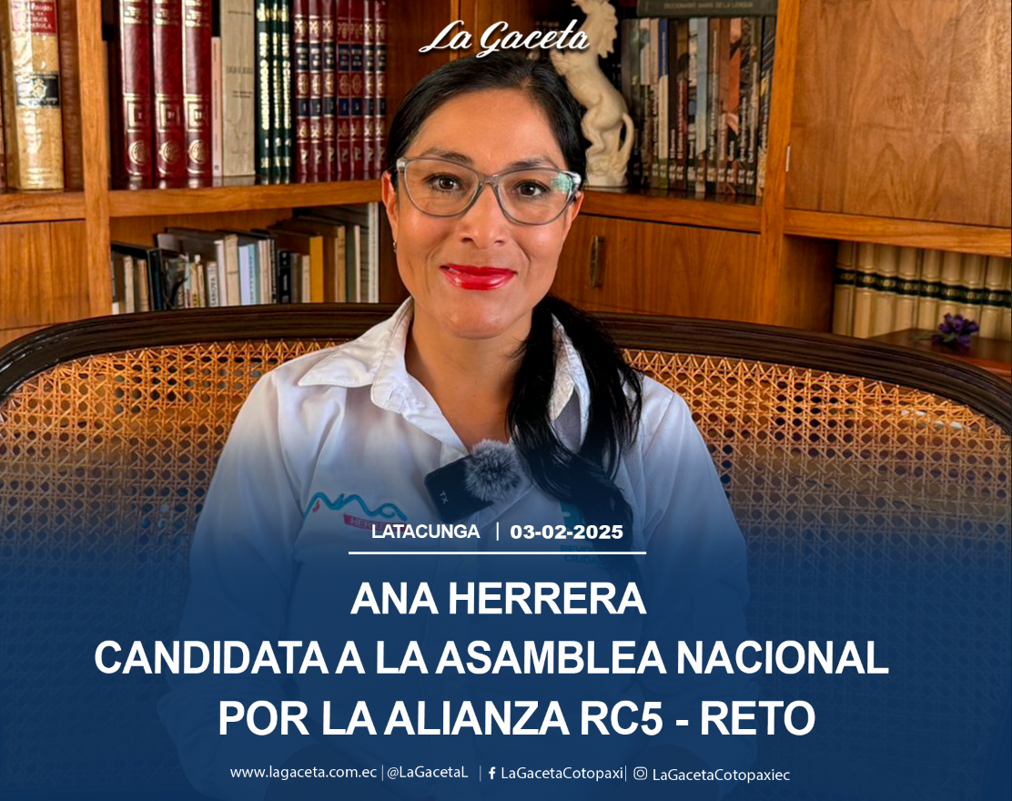 Ana Herrera es candidata a la Asamblea Nacional por la alianza RC5 – Reto