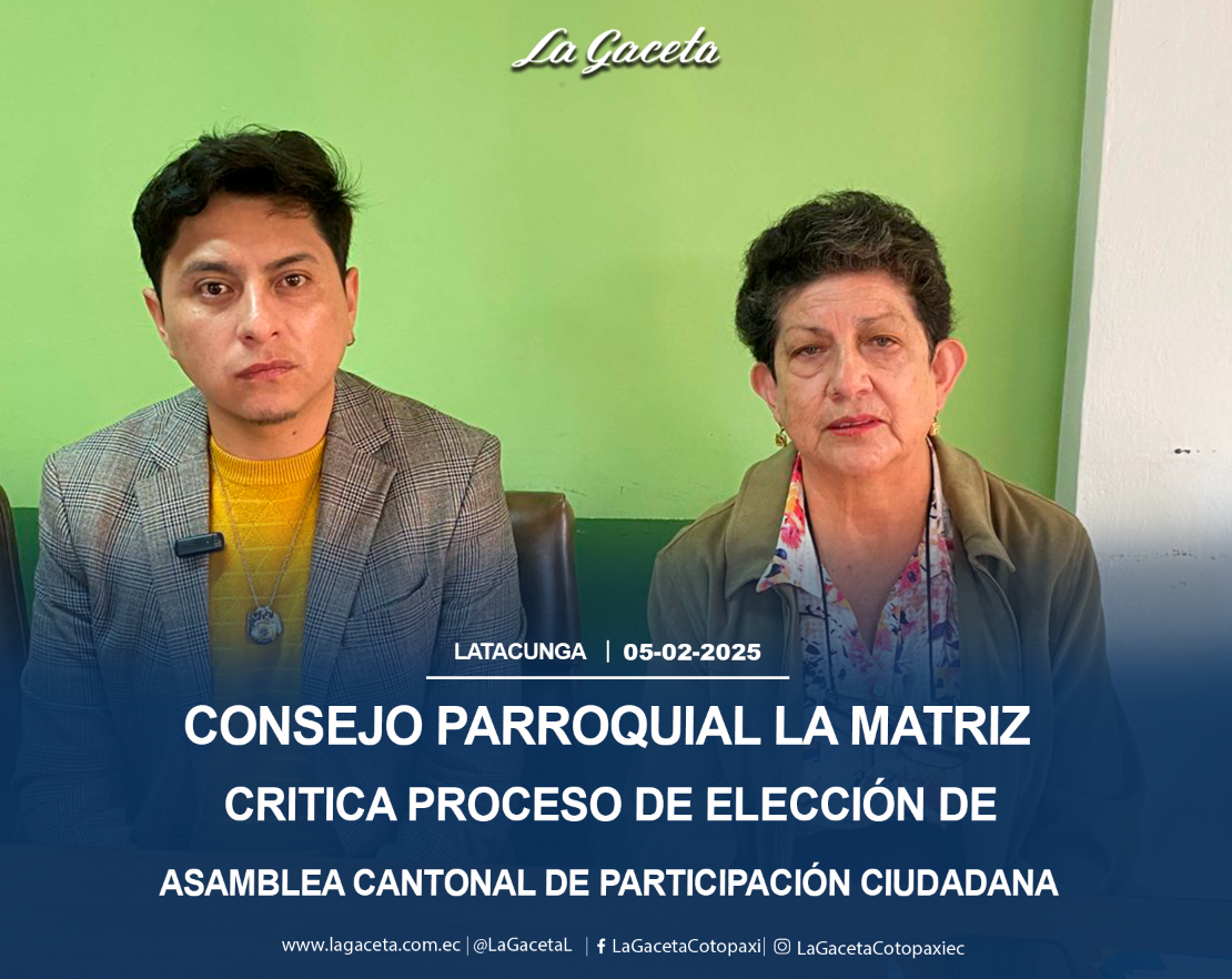 Critica proceso de elección de Asamblea Cantonal de Participación Ciudadana